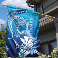 Hawaii Garden Flag Turtle With Hammerhead Shark Oceanic