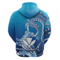 Hawaii Hoodie Turtle With Hammerhead Shark Oceanic