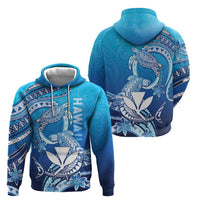 Hawaii Hoodie Turtle With Hammerhead Shark Oceanic