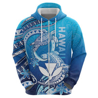 Hawaii Hoodie Turtle With Hammerhead Shark Oceanic