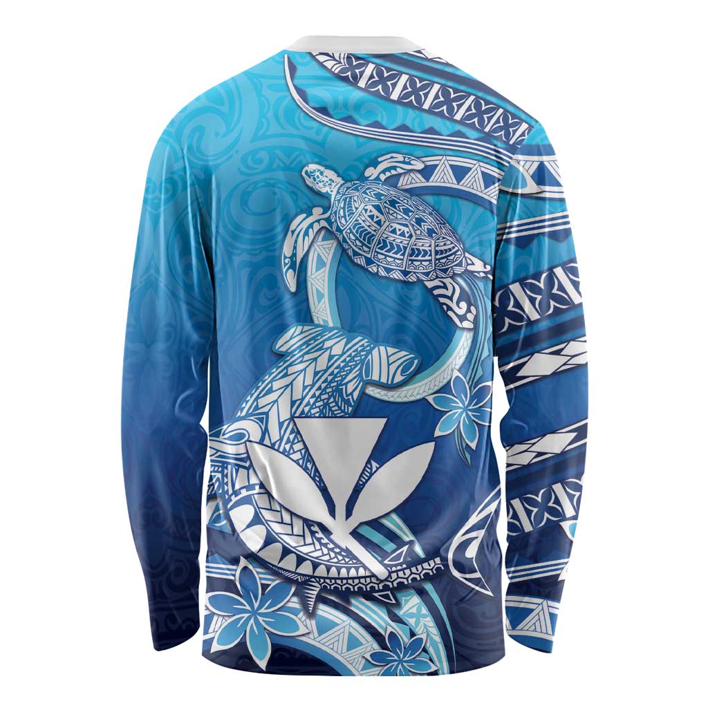 Hawaii Long Sleeve Shirt Turtle With Hammerhead Shark Oceanic