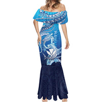 Hawaii Mermaid Dress Turtle With Hammerhead Shark Oceanic