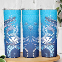 Hawaii Skinny Tumbler Turtle With Hammerhead Shark Oceanic DT04 - Polynesian Pride