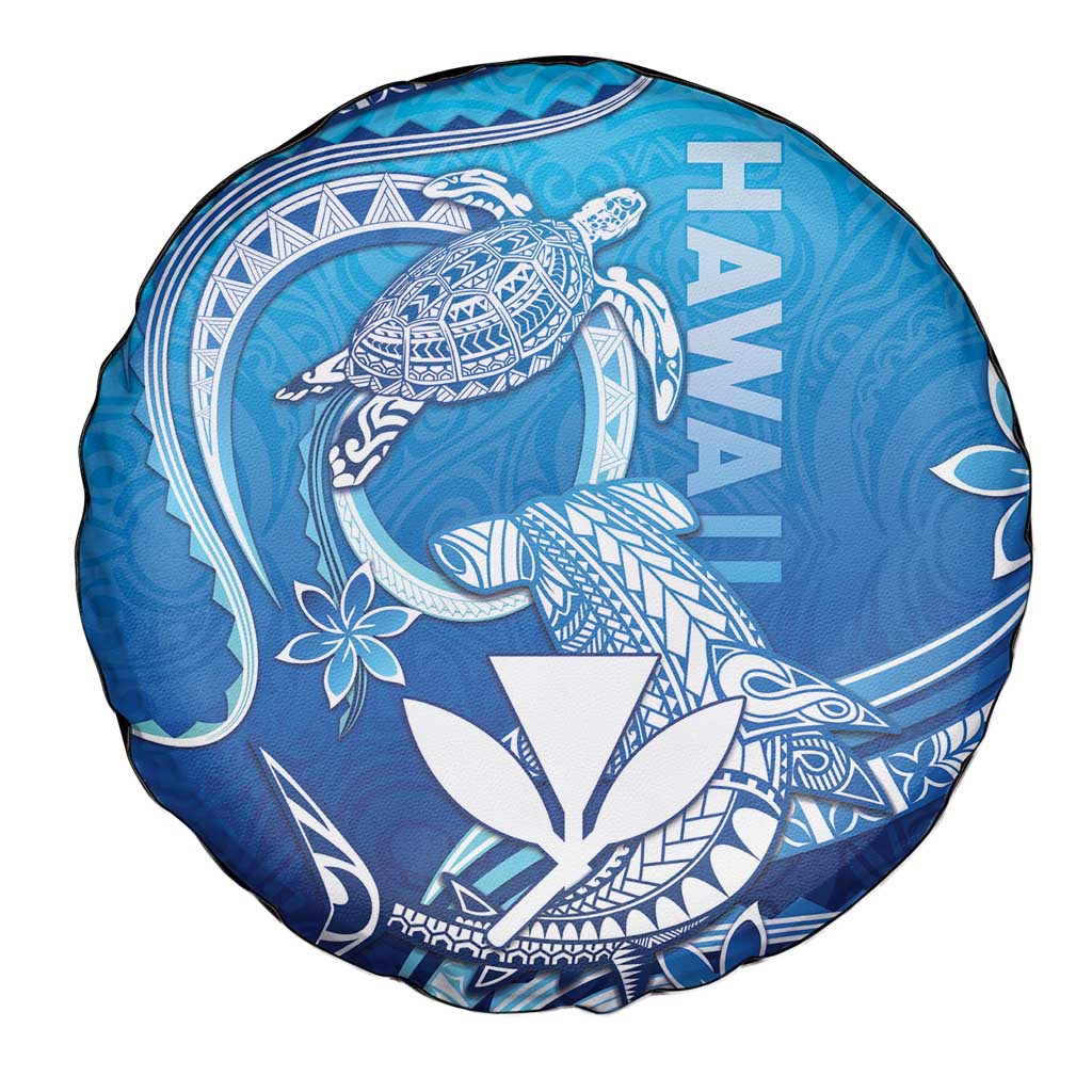 Hawaii Spare Tire Cover Turtle With Hammerhead Shark Oceanic