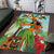 Hawaii Lei Day Area Rug Hula Girl With Tropical Forest