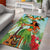 Hawaii Lei Day Area Rug Hula Girl With Tropical Forest