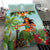 Hawaii Lei Day Bedding Set Hula Girl With Tropical Forest