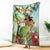 Hawaii Lei Day Blanket Hula Girl With Tropical Forest