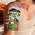 Hawaii Lei Day 4 in 1 Can Cooler Tumbler Hula Girl With Tropical Forest