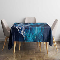 New Zealand Matariki Tablecloth Maori Koru Mix Silver Fern DT04 - Polynesian Pride