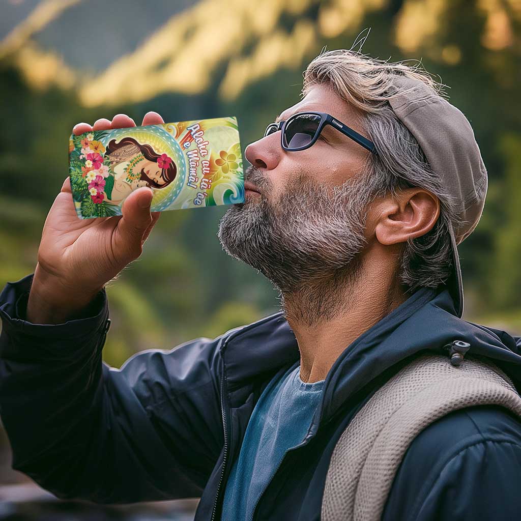 Personalised Hawaii Mother's Day 4 in 1 Can Cooler Tumbler I Love You Mom