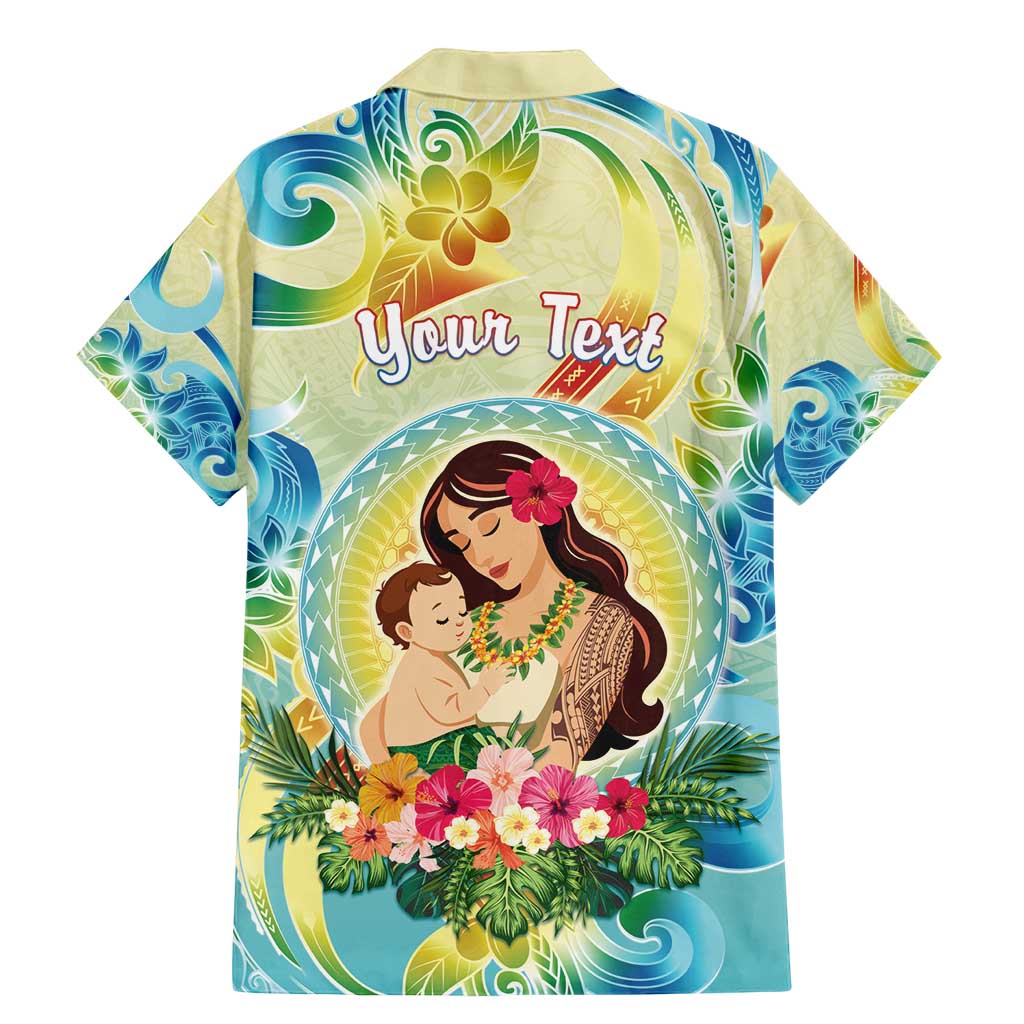 Personalised Hawaii Mother's Day Family Matching Mermaid Dress and Hawaiian Shirt I Love You Mom DT04 - Polynesian Pride