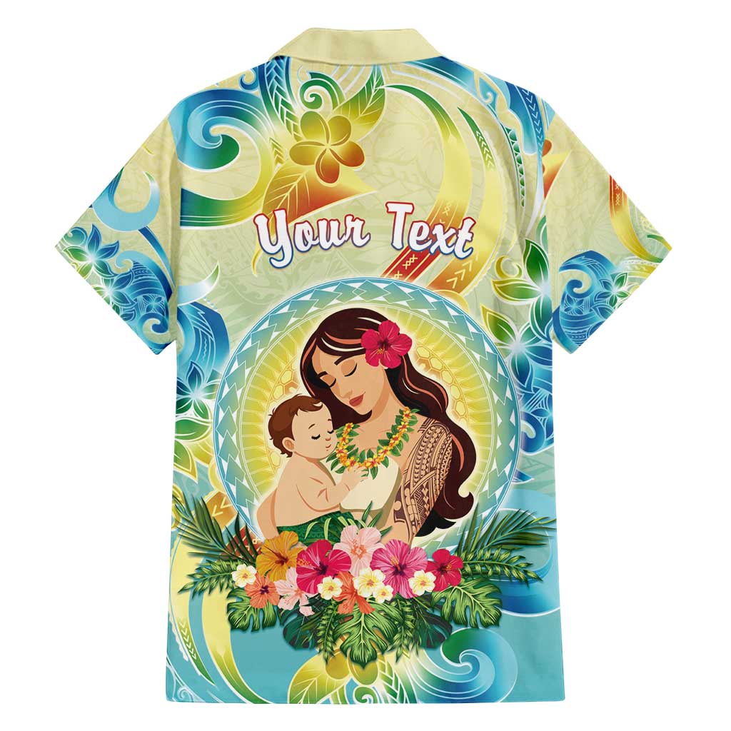 Personalised Hawaii Mother's Day Family Matching Puletasi and Hawaiian Shirt I Love You Mom DT04 - Polynesian Pride