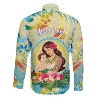 Personalised Hawaii Mother's Day Family Matching Tank Maxi Dress and Hawaiian Shirt I Love You Mom DT04 - Polynesian Pride