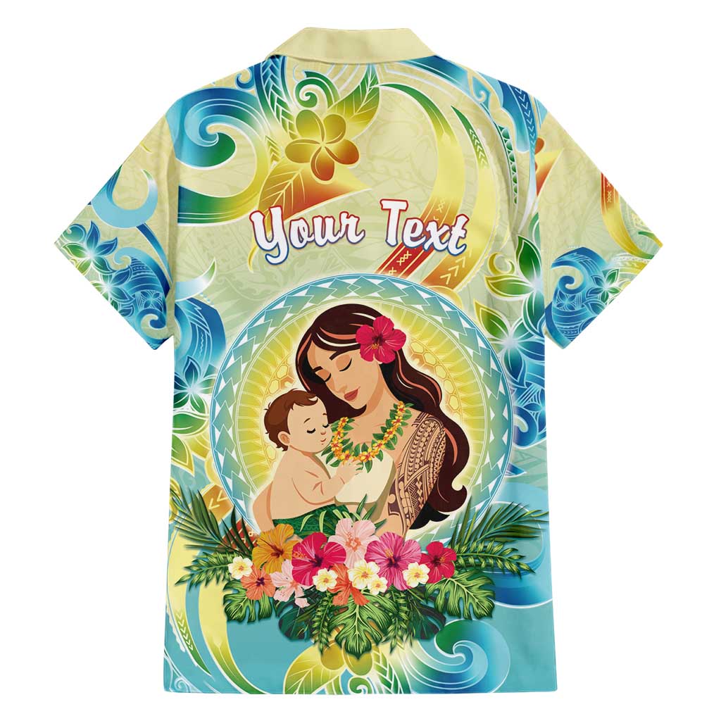 Personalised Hawaii Mother's Day Hawaiian Shirt I Love You Mom