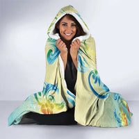 Hawaii Mother's Day Hooded Blanket I Love You Mom