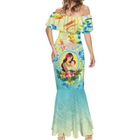 Personalised Hawaii Mother's Day Mermaid Dress I Love You Mom