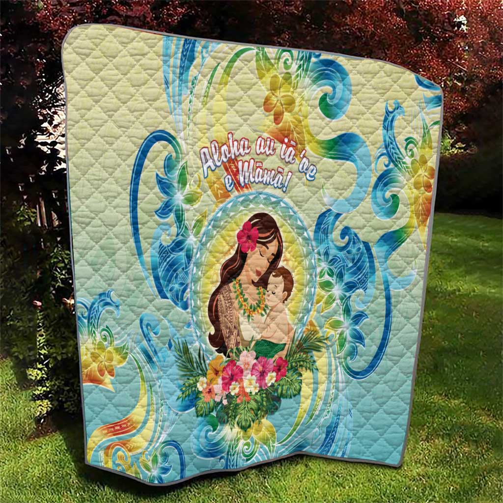Hawaii Mother's Day Quilt I Love You Mom