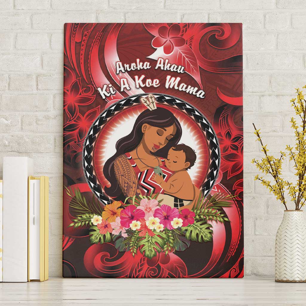 New Zealand Mother's Day Canvas Wall Art I Love You Mom