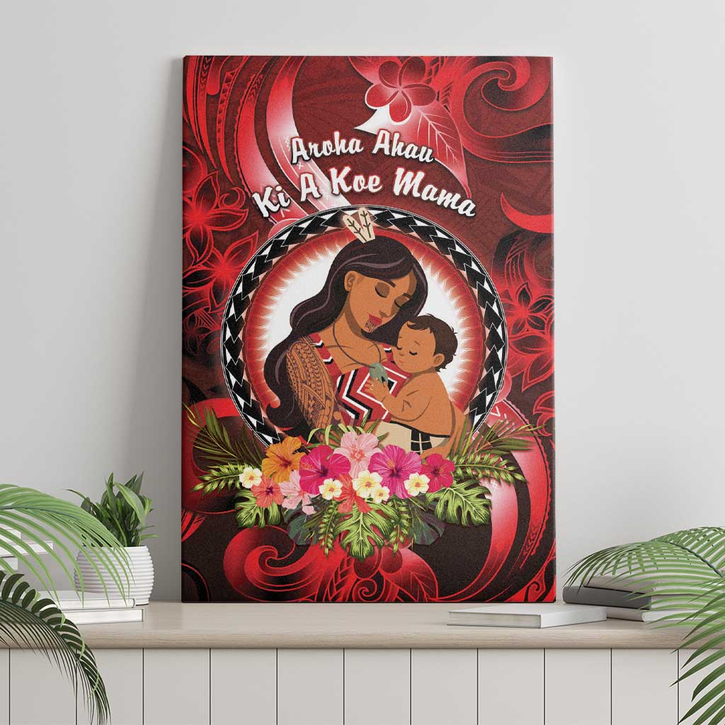New Zealand Mother's Day Canvas Wall Art I Love You Mom