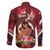 Personalised New Zealand Mother's Day Family Matching Long Sleeve Bodycon Dress and Hawaiian Shirt I Love You Mom