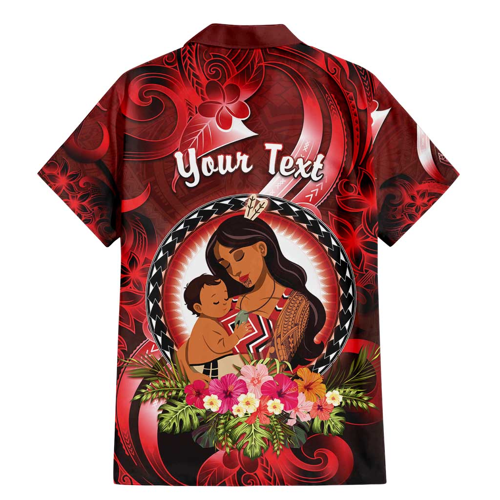 Personalised New Zealand Mother's Day Family Matching Mermaid Dress and Hawaiian Shirt I Love You Mom DT04 - Polynesian Pride
