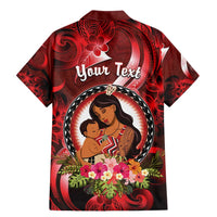 Personalised New Zealand Mother's Day Family Matching Mermaid Dress and Hawaiian Shirt I Love You Mom DT04 - Polynesian Pride