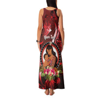 Personalised New Zealand Mother's Day Family Matching Tank Maxi Dress and Hawaiian Shirt I Love You Mom DT04 - Polynesian Pride