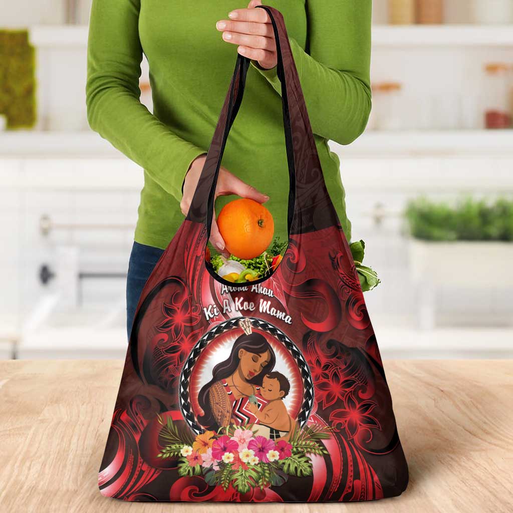 New Zealand Mother's Day Grocery Bag I Love You Mom DT04 - Polynesian Pride