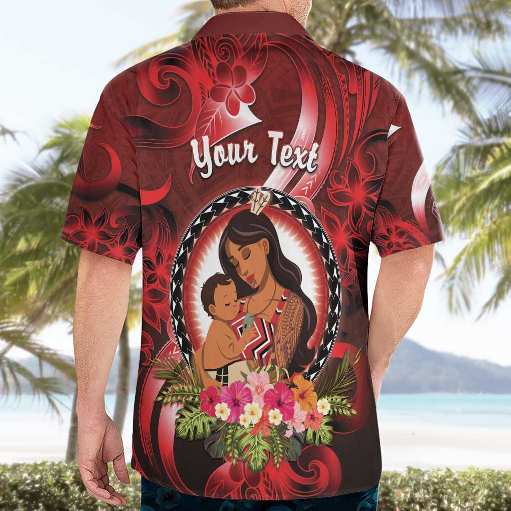 Personalised New Zealand Mother's Day Hawaiian Shirt I Love You Mom