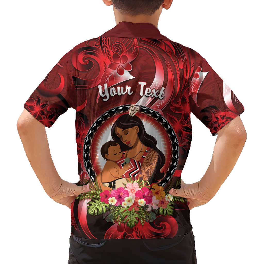 Personalised New Zealand Mother's Day Hawaiian Shirt I Love You Mom