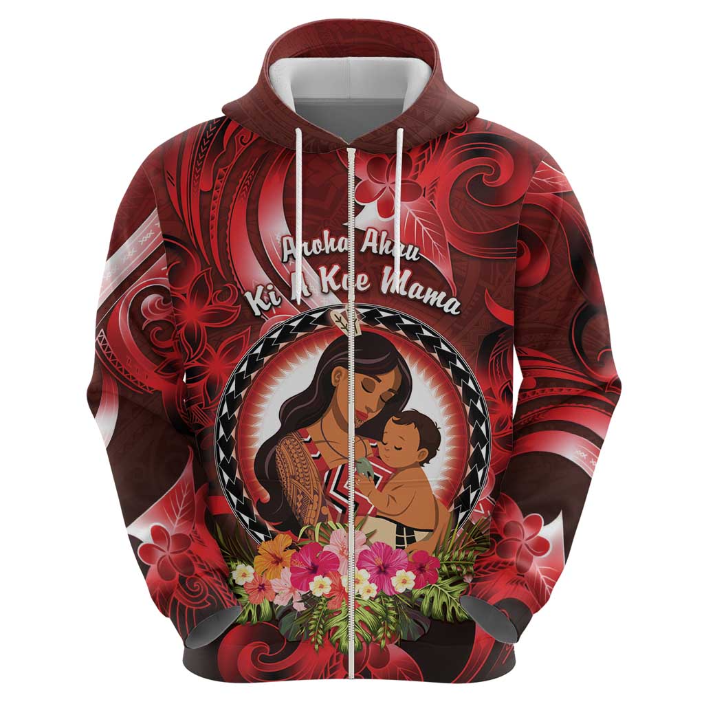 Personalised New Zealand Mother's Day Hoodie I Love You Mom