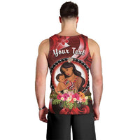 Personalised New Zealand Mother's Day Men Tank Top I Love You Mom