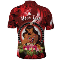 Personalised New Zealand Mother's Day Polo Shirt I Love You Mom