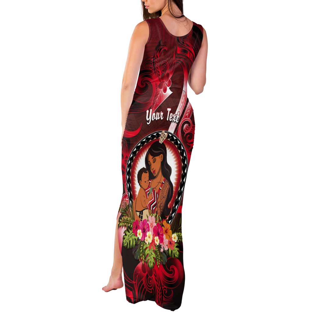 Personalised New Zealand Mother's Day Tank Maxi Dress I Love You Mom