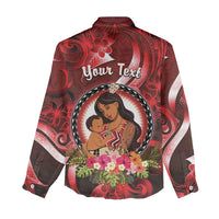 Personalised New Zealand Mother's Day Women Casual Shirt I Love You Mom DT04 - Polynesian Pride
