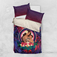 Samoa Mother's Day Bedding Set I Love You Mom