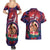 Personalised Samoa Mother's Day Couples Matching Summer Maxi Dress and Hawaiian Shirt I Love You Mom