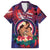 Personalised Samoa Mother's Day Family Matching Long Sleeve Bodycon Dress and Hawaiian Shirt I Love You Mom
