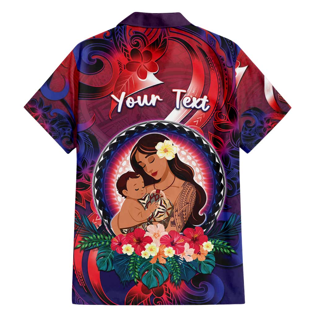 Personalised Samoa Mother's Day Family Matching Summer Maxi Dress and Hawaiian Shirt I Love You Mom