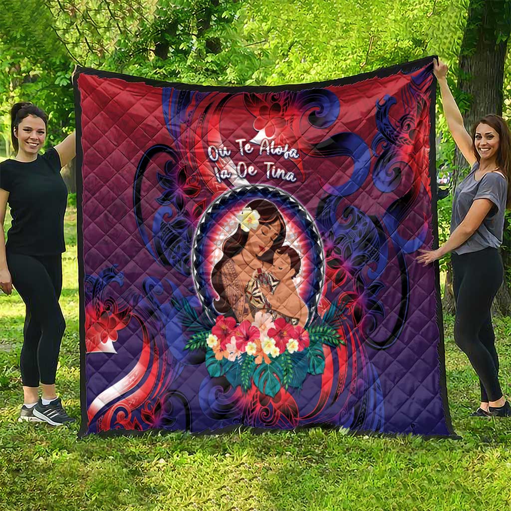 Samoa Mother's Day Quilt I Love You Mom