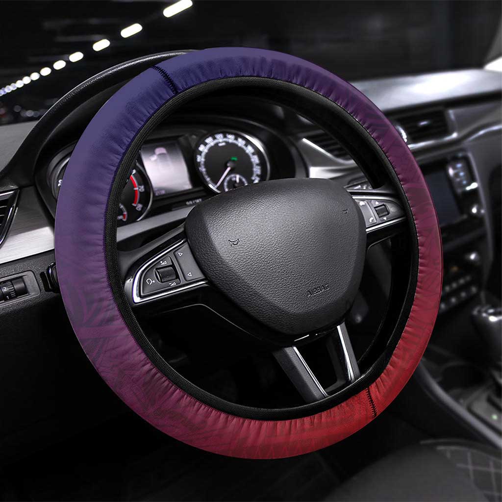 Samoa Mother's Day Steering Wheel Cover I Love You Mom