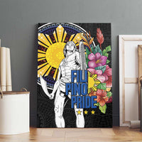 Filipinos Lapu-Lapu Hero Philippines Canvas Wall Art Hibiscus Flowers Style DT04 - Polynesian Pride