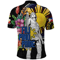 Filipinos Lapu-Lapu Hero Philippines Polo Shirt Hibiscus Flowers Style