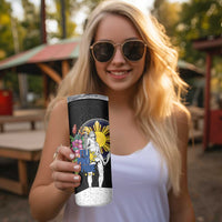 Filipinos Lapu-Lapu Hero Philippines Skinny Tumbler Hibiscus Flowers Style DT04 - Polynesian Pride