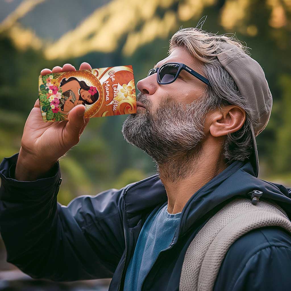 Personalised Tonga Mother's Day 4 in 1 Can Cooler Tumbler I Love You Mom