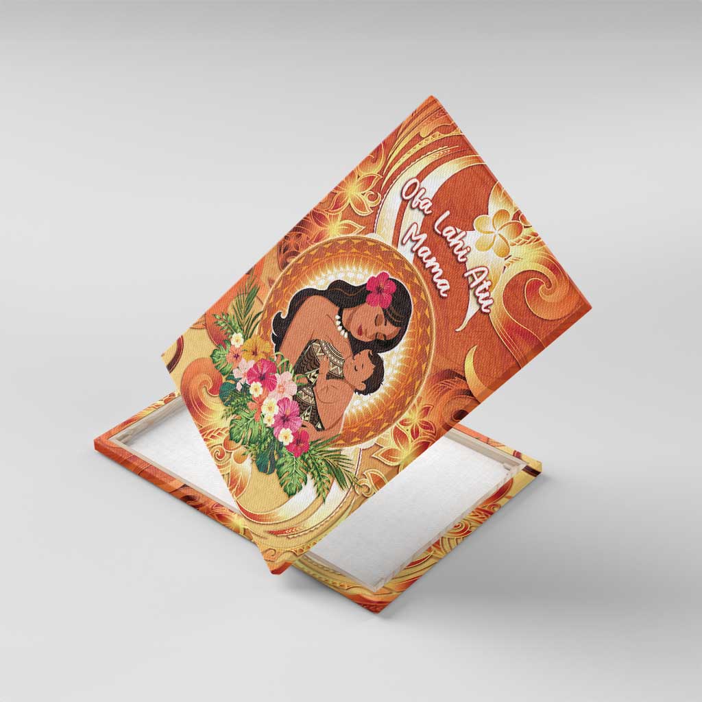 Tonga Mother's Day Canvas Wall Art I Love You Mom
