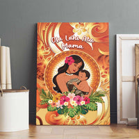 Tonga Mother's Day Canvas Wall Art I Love You Mom