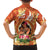 Personalised Tonga Mother's Day Family Matching Off The Shoulder Long Sleeve Dress and Hawaiian Shirt I Love You Mom