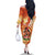 Personalised Tonga Mother's Day Family Matching Off The Shoulder Long Sleeve Dress and Hawaiian Shirt I Love You Mom